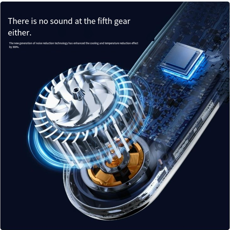 Portable Neck Fan 10000mAh Rechargeable Mini USB (One)