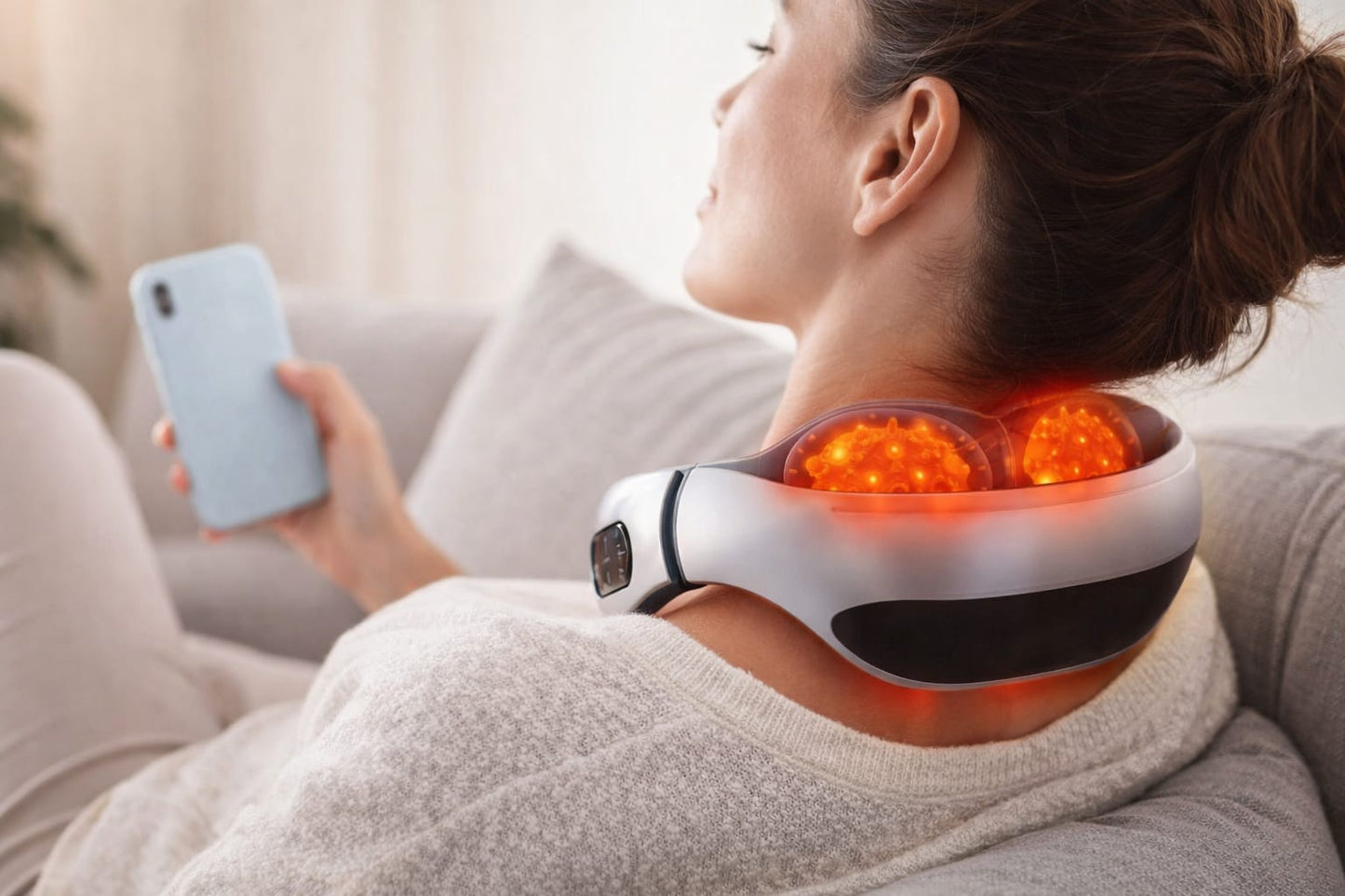 RelaxNeck™ – Smart Heated Neck Massager
