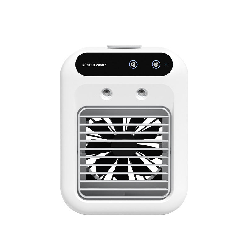 Portable USB Air Cooler – Dual Mist Cooling Fan